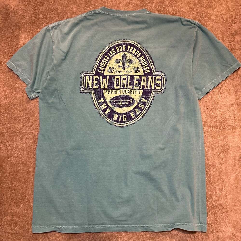 Comfort Colors New Orleans French Quarter Graphic Tee, Size XL